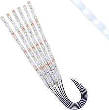 6 PCS 200Mm 12V - 18V Pre Wired Strip, 2835 SMD LED Model Railway LED Lighting,