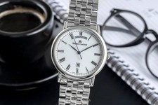 Maurice Lacroix Les Classiques Stahl Quarz Herrenuhr Ref. 96856