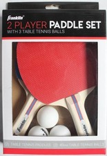 Franklin 2 Player Paddle Set with 3 Table Tennis Balls