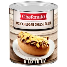 Basic Cheddar Cheese Sauce, Canned Food for Mac and Cheese, 6 lb 10 oz (#10 C...