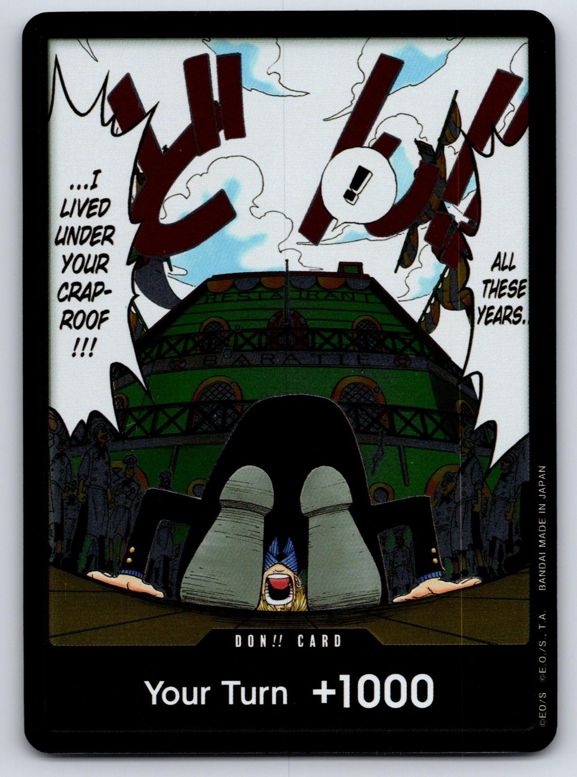 DON!! Card (Alternate Art) DON!! Pillars of Strength One Piece Foil Near Mint