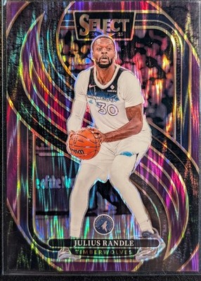 JULIUS RANDLE 2024-25 Panini Select Premier Purple Shock Prizm /249 Wolves 🐺