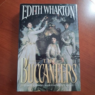 Vintage The Buccaneers Edith Wharton Marion Mainwaring Viking Black HC DJ 1993