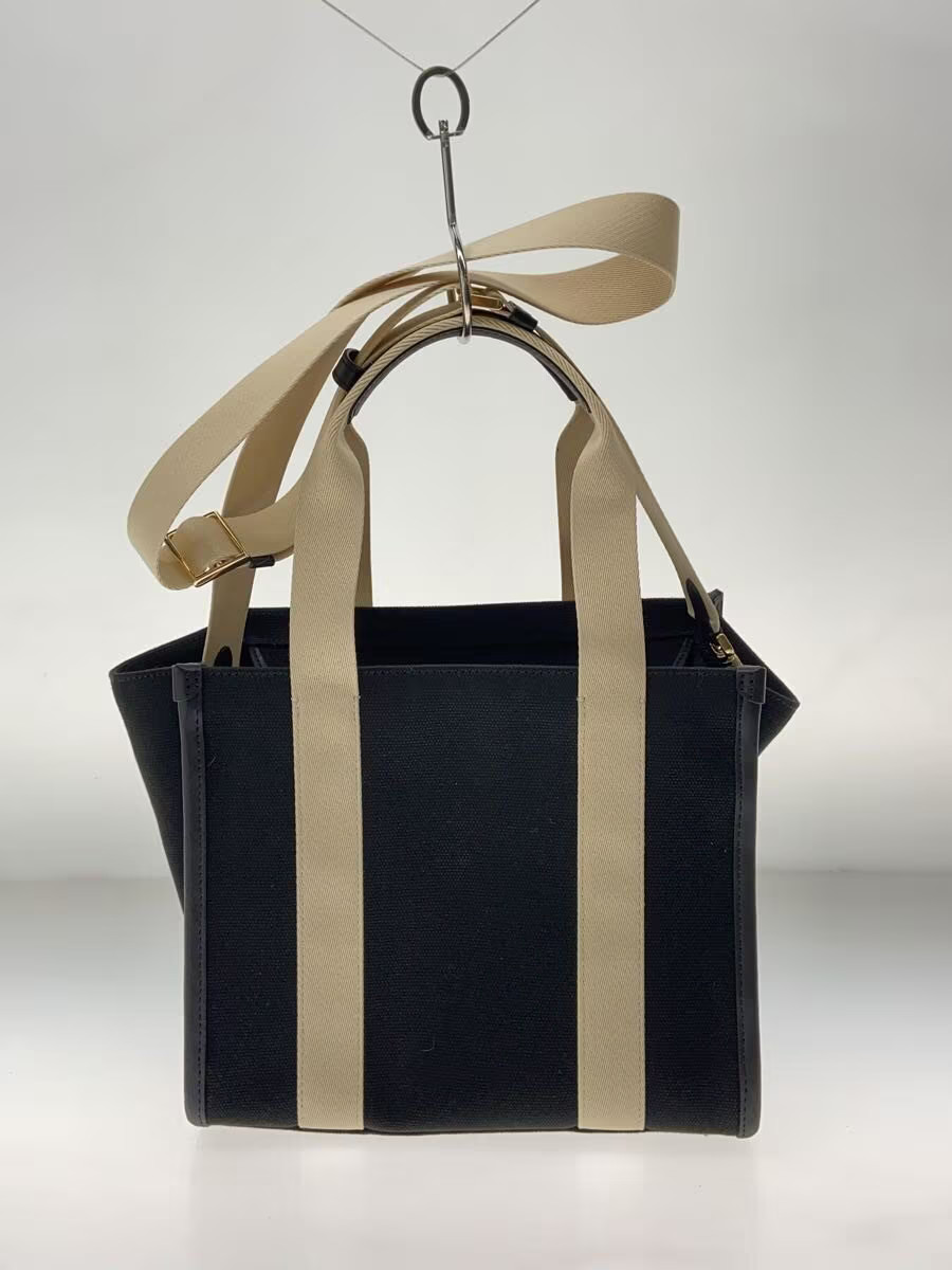 Kate Spade New York Tote Bag Canvas Black thumbnail 3