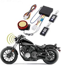 DC12V Motorcycle Anti-Theft Alarm Security System Remote Control Engine Start Bi