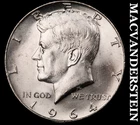 1964-D Silver Kennedy Half Dollar - Choice Gem Brilliant Unc  Lustrous  #K2744