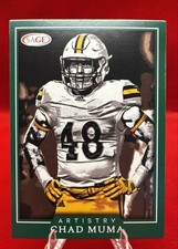 2022 SAGE Artistry - Chad Muma #8 Green (RC). *12