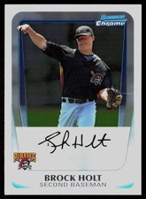 2011 Bowman Chrome #BCP201 Brock Holt Prospects