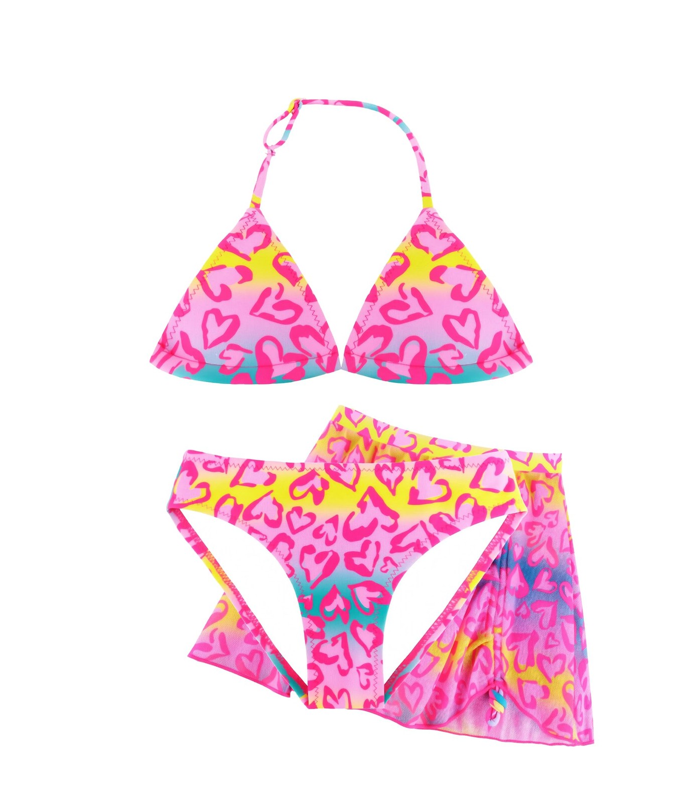 Bikini fille 3 pièces fini les irritations avec ce maillot de bain deux pièces ajustable