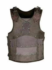 Halloween Cuirass Hero brown medieval leather body armour Collectible Costume