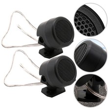 12V 500W Car Tweeter Speakers Black Dome Design Loud Clear Audio for