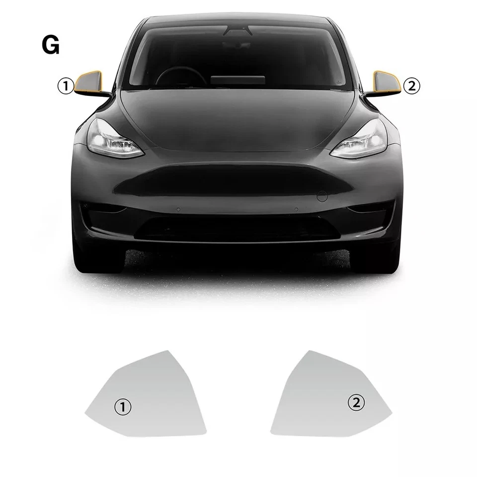 2020-2024 Tesla Model Y Full Front Precut PPF Kit Clear Paint Protection Film - Image 4 of 4