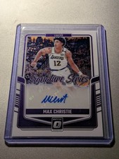 2024-25 Donruss Optic Max Christie Signature Series Auto Lakers