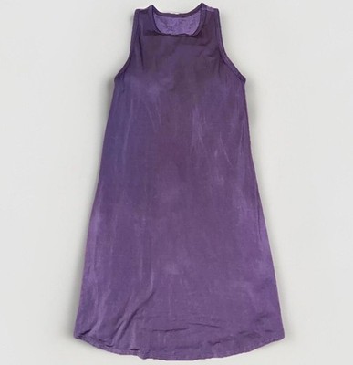 Shebird Tunic Dress Size 1 Purple Built-In Bra Sleeveless Pockets Pickleball