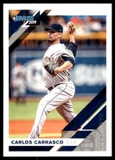 Carlos Carrasco 2019 Donruss #151 Indians MLB READ FREE SHIPPING AutographDen
