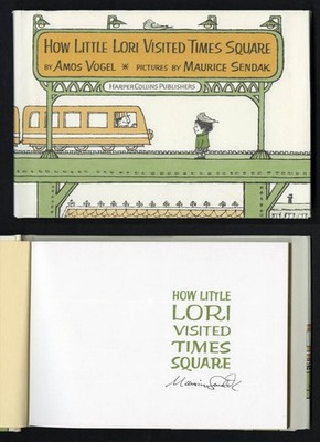 Maurice Sendak SIGNED AUTOGRAPHED How Little Lori Visited Times Square HC *RARE*