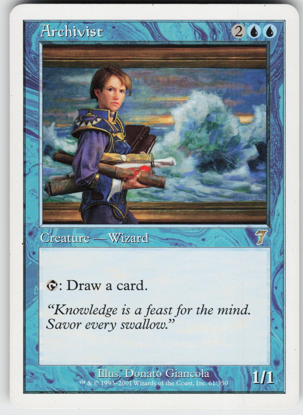 ARCHIVIST 61 R NEAR MINT