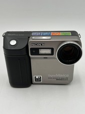 Sony MVC-FD81 Digital Mavica 3.5" Floppy Disk Camera 10x Zoom Black  Silver