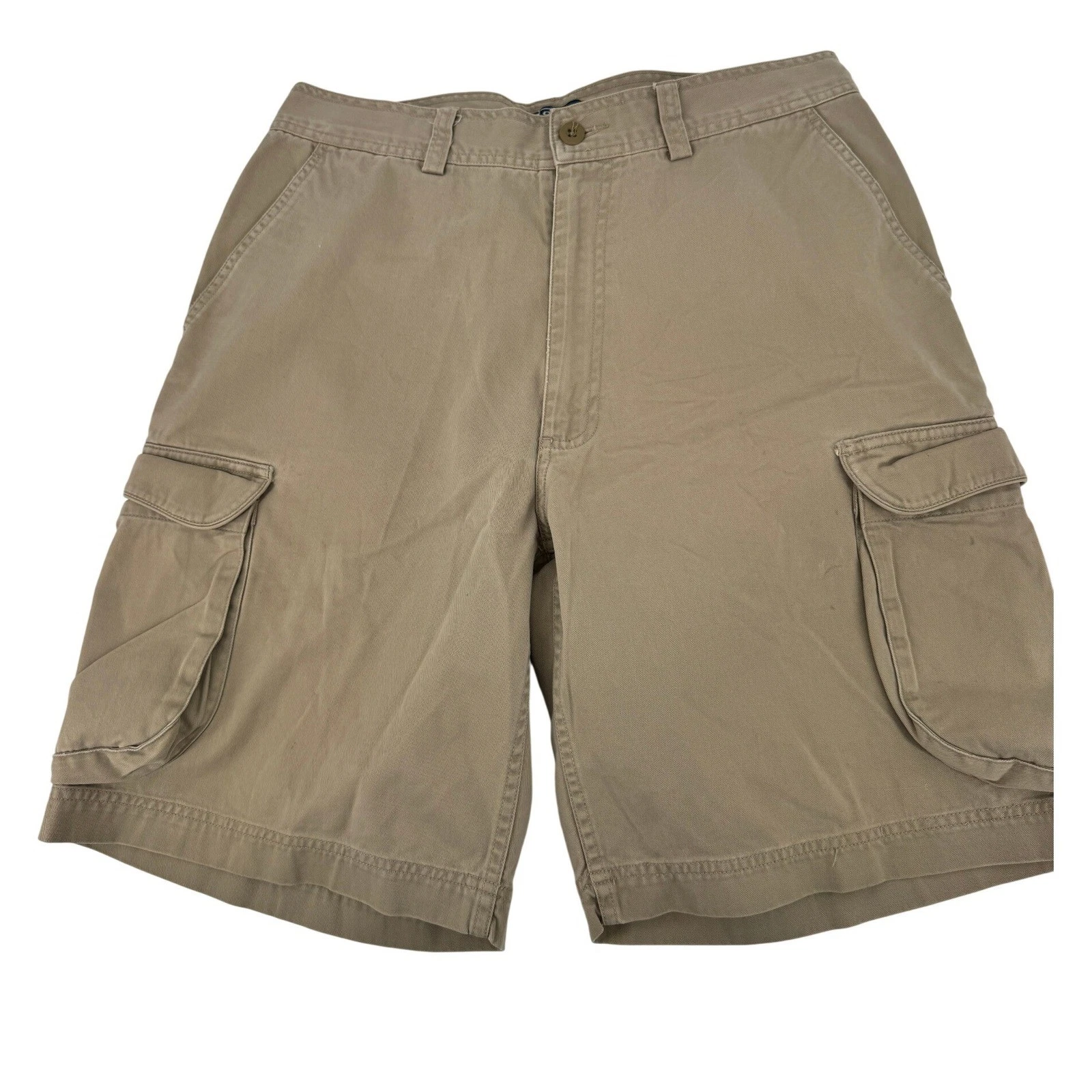 Polo Ralph Lauren Cargo Shorts 32 Mens Tan Khaki Cotton Twill Utility Hiking