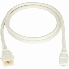 Eaton P036-E06-AWH-6 PDU POWER CORDS C19 P-LOCK C20 HEAVY-DUTY 20A 12AWG 6FT WHI