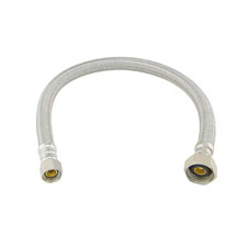 3/8 In. Compression X 1/2 In. FIP Braided Polymer Faucet Connector 16 In. Contra
