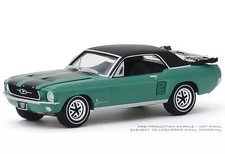 1/64 Greenlight 1967 Ford Mustang Coupe Ski Country Special Green Diecast