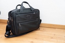 TUMI Alpha 3 Organizer Aktentasche Leder Schw...