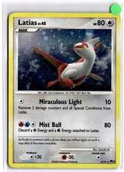 Latias 3/17 POP Series 7 Holo Rare Pokémon Card