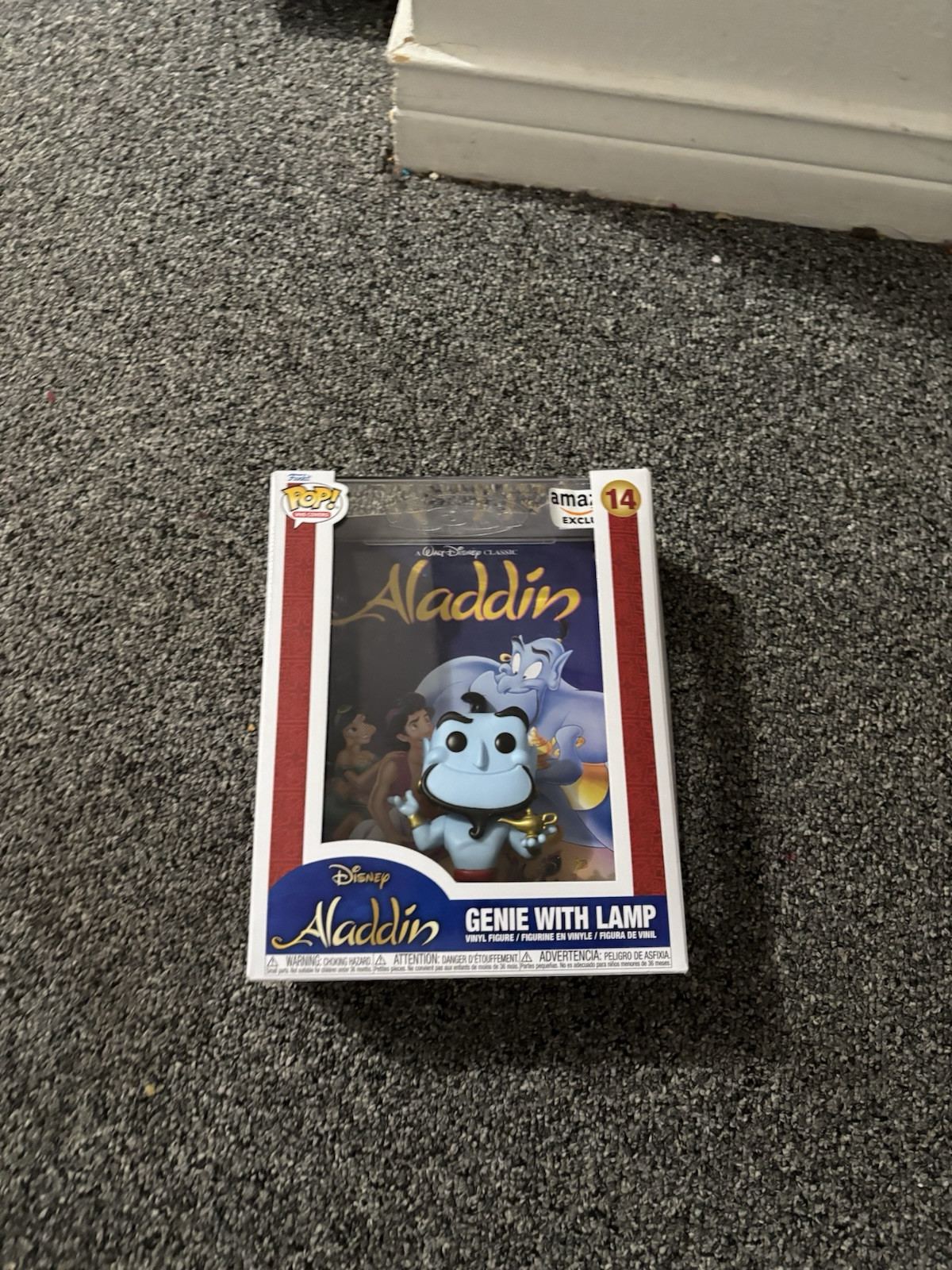 Funko Pop Disney VHS Covers Aladdin Genie with Lamp Amazon Exclusive #14  