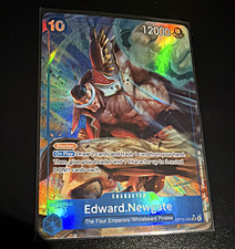 Bandai One Piece Edward.Newgate OP13-042 Alt Art Super Rare Foil English