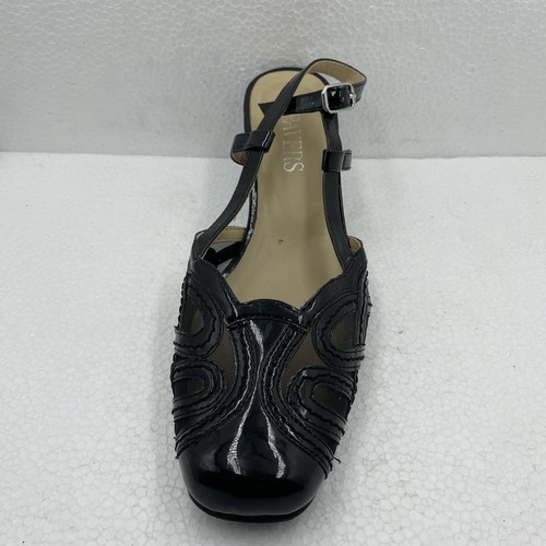 Pavers Black Patent Slingback Shoes. UK Size 6 EU 39 - Picture 7 of 13