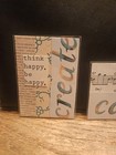 ACEO Art Cards Original Collage Cards Set Of 3 Signed On Back Inspirational — photo 4