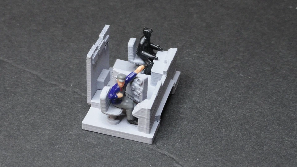 3D Printed GP,SD Locomotive Series Custom Cab Interior .HO . RARE - Image 3 of 4