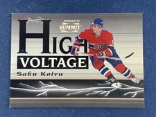 1996-97 Pinnacle Summit High Voltage Mirage Saku Koivu Canadiens /600