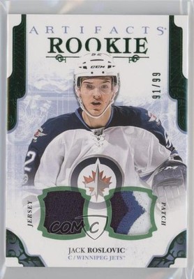 2017 Artifacts Rookies Emerald Materials 91/99 Jack Roslovic #178 Rookie RC 0j4n