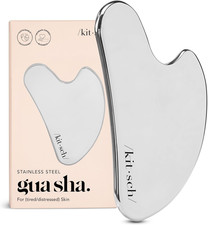 Kitsch Stainless Steel Gua Sha Facial Tools - Guasha Tool for Face, Face Sculpti