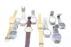 F x10 Vintage Various Gents Quartz Seiko Wristwatches, Not Working, Parts Only