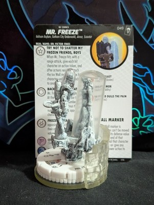DC Heroclix Joker's Wild 049 Mr. Freeze & FX Base Super Rare
