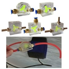 8mm Water Flow Indicator Water Cooling Liquid System G1/4 inch Thread Quick