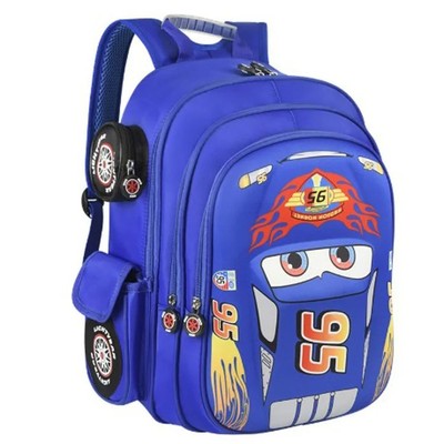 Disney Cars Kids Backpack   Kindergarten Cartoon Bag for Boys Ages 3-9
