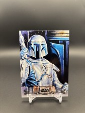 2025 Topps Star Wars Smugglers Outpost Jango Fett SAS-44 Art Card Cisco Rivera