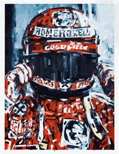 Michael Kagan 'V As In Victor ' 1 of 1 PP Custom Framed good
