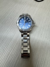 Tag Heuer Men's WBD1112 Aquaracer Stainless Steel Watch Blue/Silver