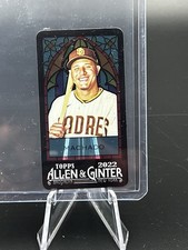 2022 Allen and Ginter Base Mini Manny Machado Stained Glass #83  Padres SSP