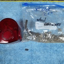Vintage Stanley Tail Light Lens Red Honda CL450 K3 K4 CB450 OEM Wheel Hardware I