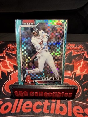 TREVOR STORY 2026 TOPPS CHROME AQUA REFRACTOR /199 #65 RED SOX!!!