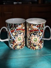 8x11cm Waterside William Morris design, birds,leaves fine china cups/mugs.420g