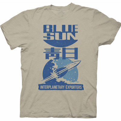 Firefly Blue Sun logo t-shirt, sci-fi fan graphic tee, unisex retro shirt