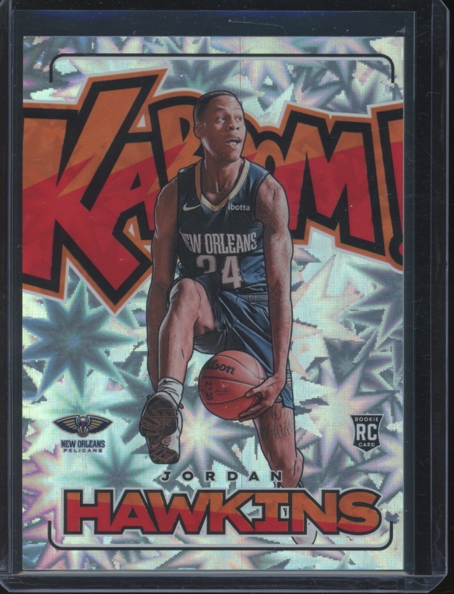 2023-24 Panini Crown Royale Basketball Jordan Hawkins PELICANS #17 Kaboom!