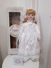 Vintage Porcelain Doll. Crystal. The Classique Collection. 1980s.